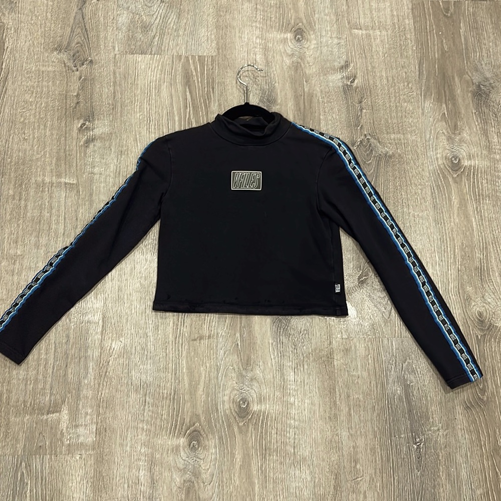 VFILES Women’s Mock Neck Crop Top Size Small